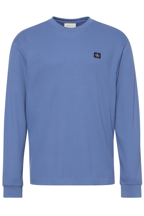 Calvin Klein lv040em217 ls waffle badge crew
